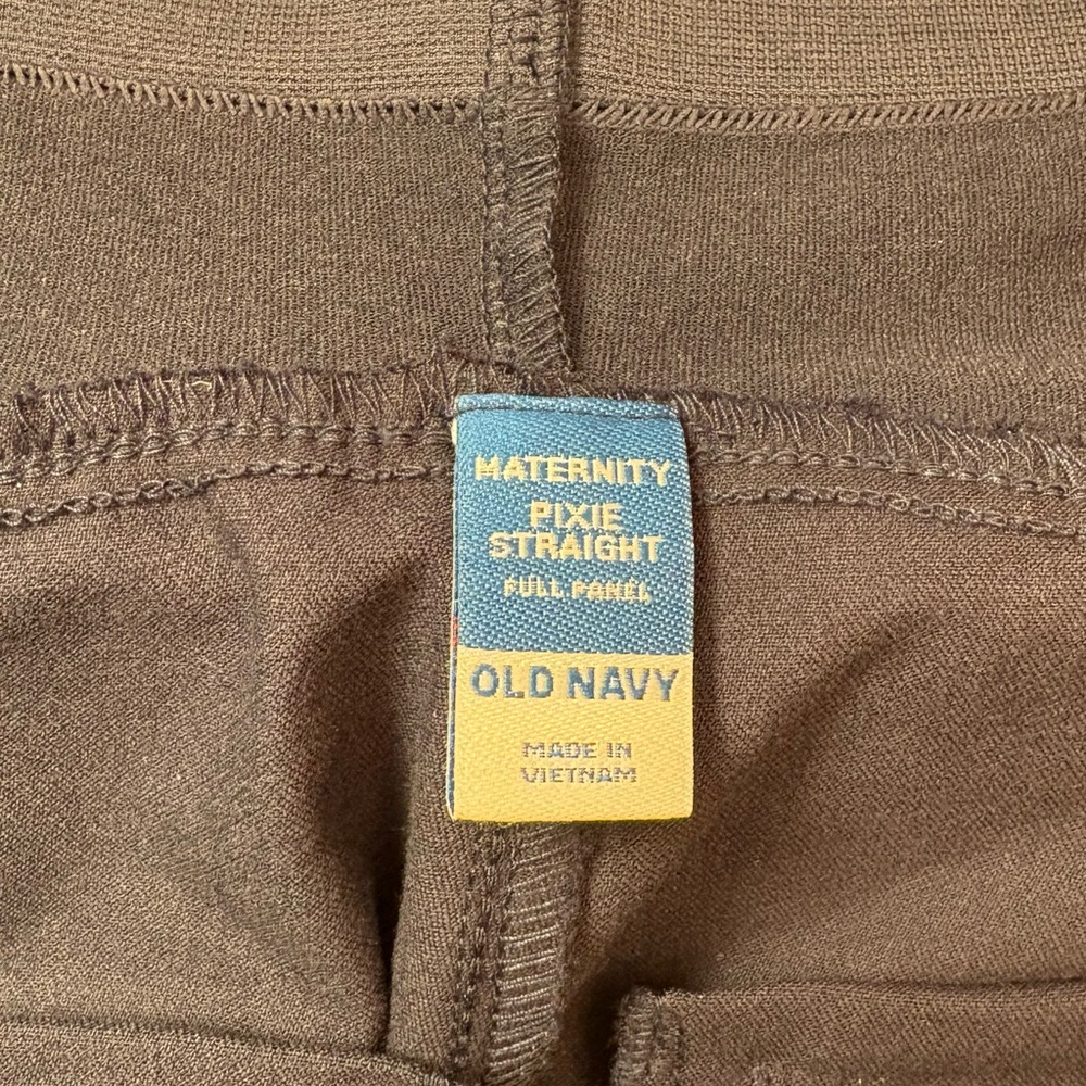 Old Navy Maternity Full-Panel Pixie Straight Blue… - image 7